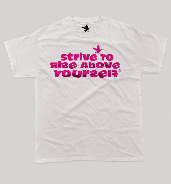 Motto Tee [Neon Pink]